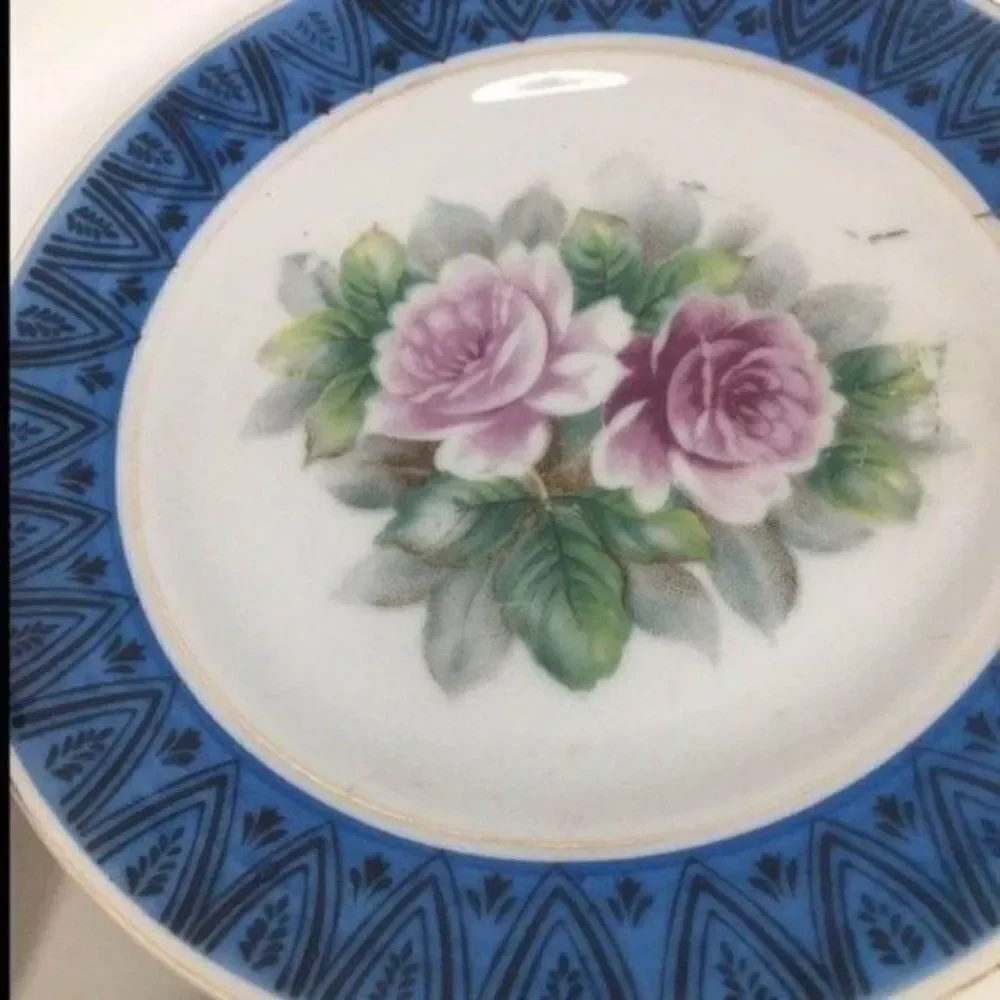 Vintage Japanese Decorative Plate Set Of 3